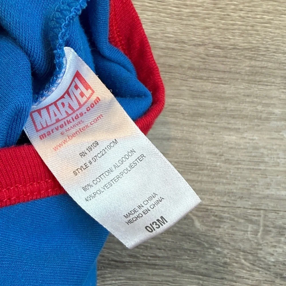 Marvel Captain America baby boys bodysuit